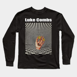 Illuminati Hand Of Luke Combs Long Sleeve T-Shirt